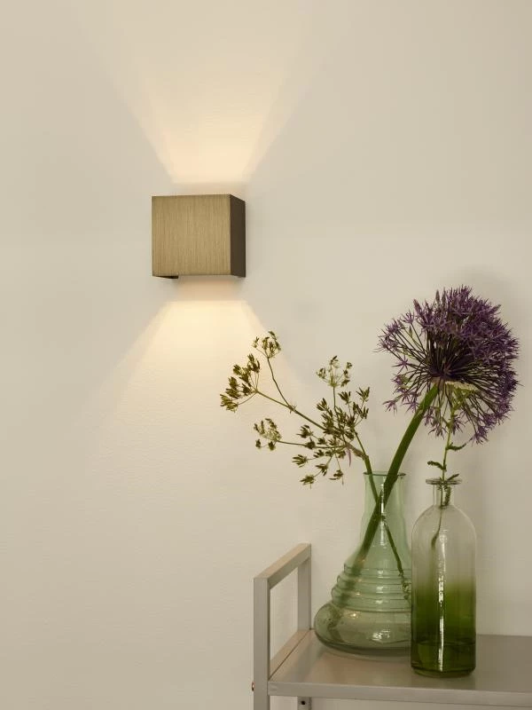 Lucide XIO - Applique murale - LED Dim. - G9 - 1x4W 2700K - Angle du faisceau réglable - Rouille - ambiance 1